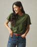 Women's Heavyweight Pocket Tee St. Patrick's Day - Chive